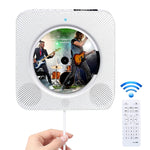 Coluna Bluetooth portátil de segunda geração com ecrã digital e leitor de CD com comando à distância, ecrã digital