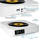 Coluna Bluetooth portátil de segunda geração com ecrã digital e leitor de CD com comando à distância, ecrã digital