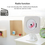 Coluna Bluetooth portátil de segunda geração com ecrã digital e leitor de CD com comando à distância, ecrã digital
