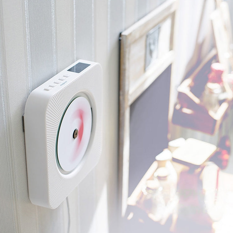 Coluna Bluetooth portátil de segunda geração com ecrã digital e leitor de CD com comando à distância, ecrã digital