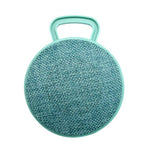 Coluna Bluetooth Mini Portátil Redonda com Textura de Tecido A01L, Suporte para Chamadas Mãos Livres e Cartão TF, A01L Preto, A01L Verde, A01L Azul, A01L Vermelho