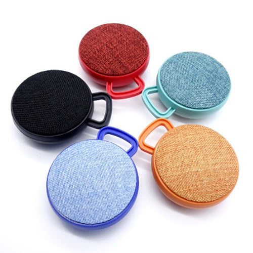 Coluna Bluetooth Mini Portátil Redonda com Textura de Tecido A01L, Suporte para Chamadas Mãos Livres e Cartão TF, A01L Preto, A01L Verde, A01L Azul, A01L Vermelho
