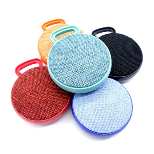 Coluna Bluetooth Mini Portátil Redonda com Textura de Tecido A01L, Suporte para Chamadas Mãos Livres e Cartão TF, A01L Preto, A01L Verde, A01L Azul, A01L Vermelho