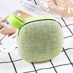 Coluna Bluetooth Mini Portátil Quadrada com Textura de Tecido X25new, Suporte para Chamadas Mãos Livres, Cartão TF e AUX, X25new Laranja, X25new Verde, X25new Cinzento, X25new Azul
