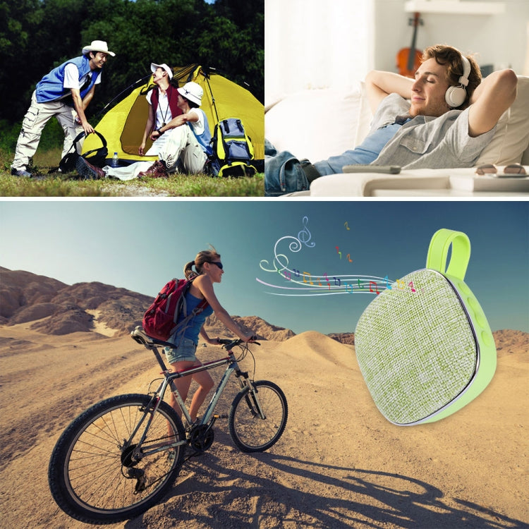 Coluna Bluetooth Mini Portátil Quadrada com Textura de Tecido X25new, Suporte para Chamadas Mãos Livres, Cartão TF e AUX, X25new Laranja, X25new Verde, X25new Cinzento, X25new Azul