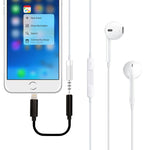 Adaptador de Áudio 8 Pin para 3,5mm, Comprimento: Cerca de 12cm, Suporta iOS 13.1 ou Superior