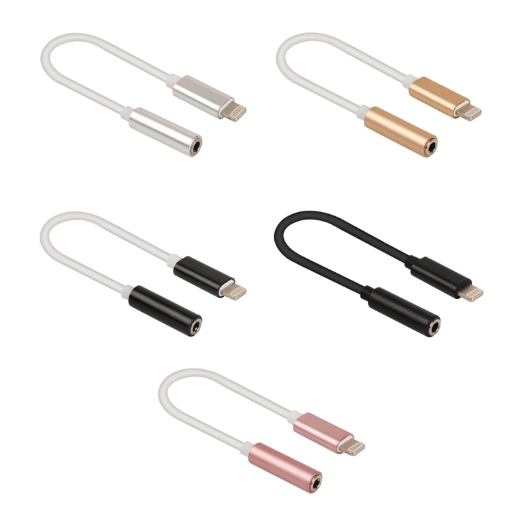 Adaptador de Áudio 8 Pin para 3,5mm, Comprimento: Cerca de 12cm, Suporta iOS 13.1 ou Superior