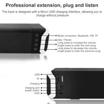 Coluna Bluetooth Portátil NewRixing NR-2017, Suporte para Chamadas Mãos Livres / Cartão TF / FM / Disco U
