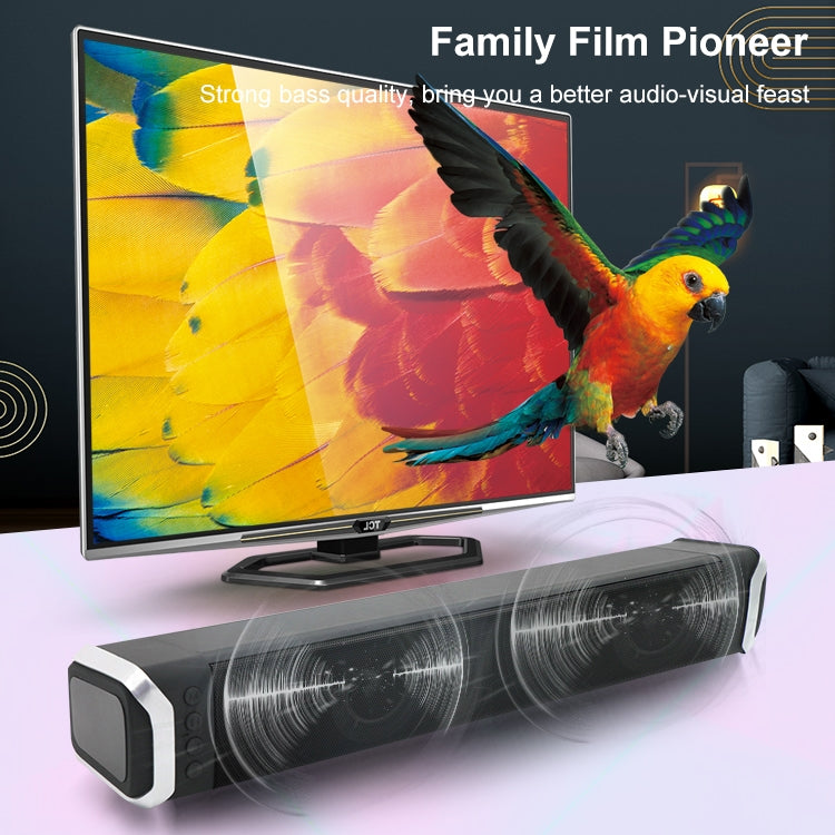 Coluna Bluetooth Portátil NewRixing NR-2017, Suporte para Chamadas Mãos Livres / Cartão TF / FM / Disco U