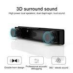 Coluna Bluetooth para Computador Multifuncional com Luzes RGB Coloridas, BT-601