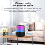 Coluna Bluetooth TWS JY-06 60W para Exterior com Luzes Coloridas e Volume Elevado