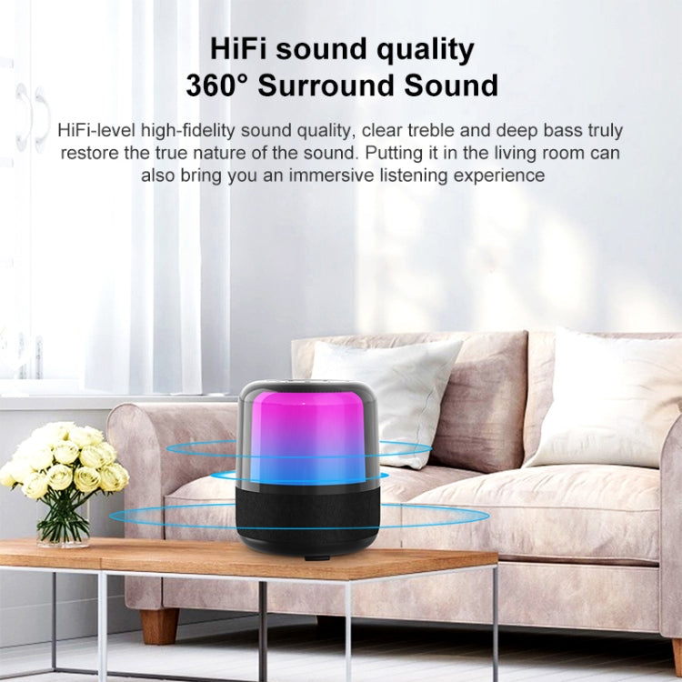 Coluna Bluetooth TWS JY-06 60W para Exterior com Luzes Coloridas e Volume Elevado