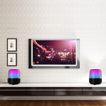 Coluna Bluetooth TWS JY-06 60W para Exterior com Luzes Coloridas e Volume Elevado
