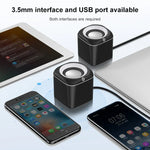 Coluna Mini com Fio USB Versão Standard A1, Volume Elevado, Comprimento do Cabo: 1,1m, Versão Standard