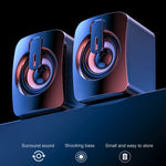 Coluna Mini com Fio USB A1, Volume Elevado, Versão Bluetooth, Versão Bluetooth
