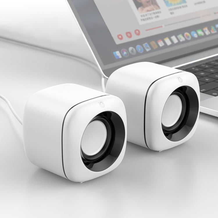 A1 Altifalante Mini com Fio USB Controlado, Subwoofer 9D, Versão Premium