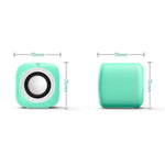 A1 Altifalante Mini com Fio USB Controlado, Subwoofer 9D, Versão Premium