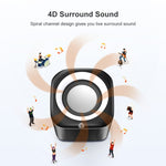 A1 Altifalante Mini com Fio USB Controlado, Subwoofer 9D, Versão Premium