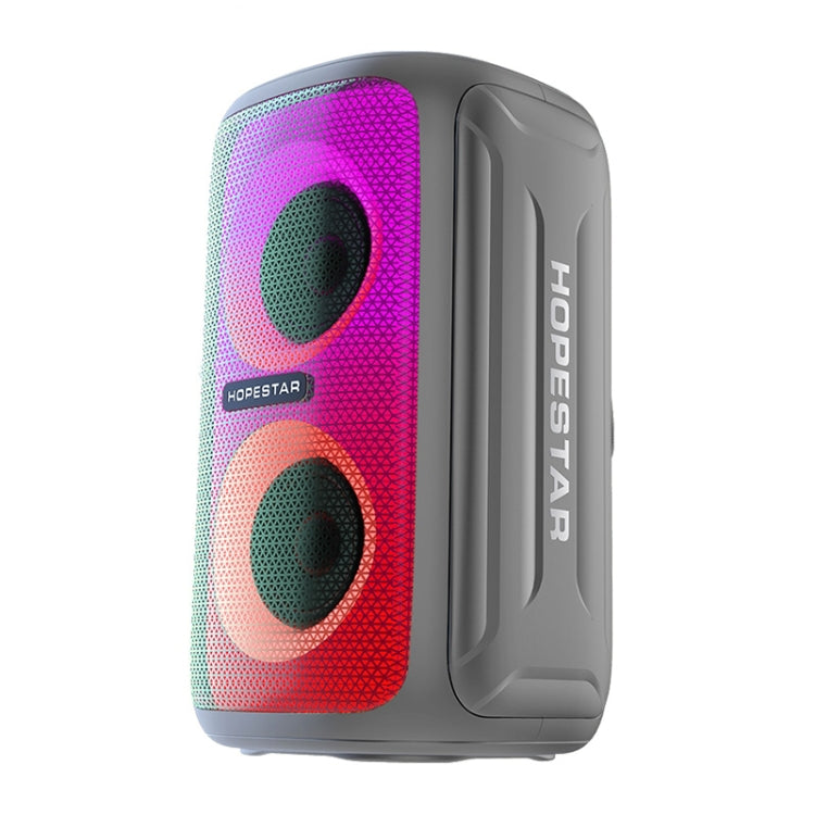 Coluna Bluetooth Sem Fios HOPESTAR Party 110 Mini com Luzes Coloridas, Party 110 Mini (Preto), Party 110 Mini (Cinza), Party 110 Mini (Azul)