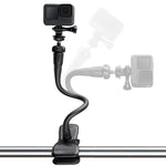 Suporte de Mesa com Braço Flexível para Câmara de Ação e Telemóvel