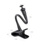 Suporte de Mesa com Braço Flexível para Câmara de Ação e Telemóvel