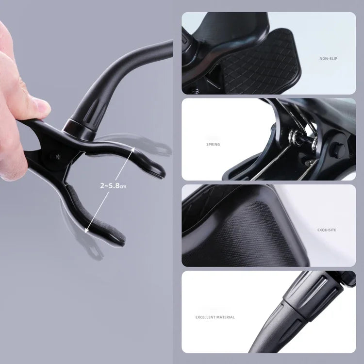 Suporte de Mesa com Braço Flexível para Câmara de Ação e Telemóvel