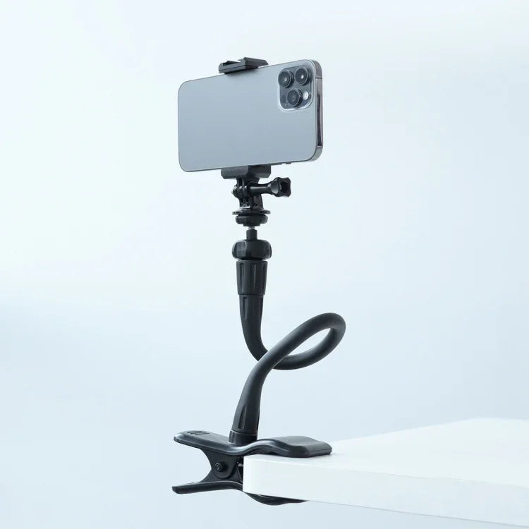 Suporte de Mesa com Braço Flexível para Câmara de Ação e Telemóvel