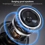 Coluna Estéreo Bluetooth Sem Fios EBS-908 com Subwoofer e Pendura de Tecido para Pescoço