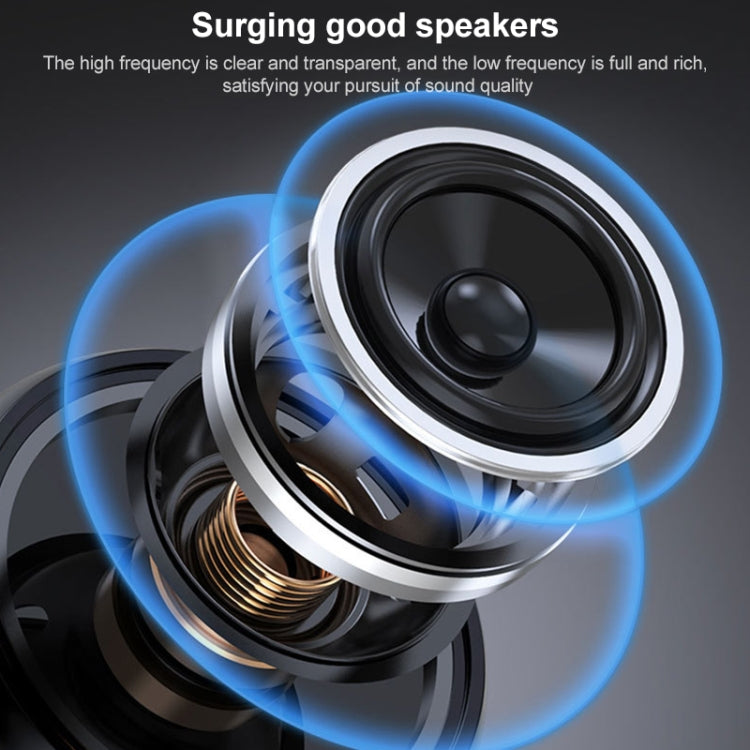 Coluna Estéreo Bluetooth Sem Fios EBS-908 com Subwoofer e Pendura de Tecido para Pescoço