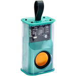 Coluna Bluetooth Sem Fios Portátil Bullet TWS 5W, (Laranja), (Verde), (Cinza), (Roxo)