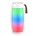 Coluna Bluetooth Colorida WEKOME D40 5W Sound Pulse, D40 (Preto), D40 (Branco)