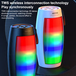 Coluna Bluetooth Colorida WEKOME D40 5W Sound Pulse, D40 (Preto), D40 (Branco)