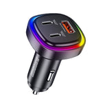 REMAX RCC330 Earl Series 3 in 1 Car 66W PD Fast Charger with Indicator Light, RCC330
