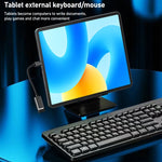 Cabo OTG de Fio Metálico USB Fêmea 8,3cm para Type-C Macho, Cabo de Carregamento e Dados