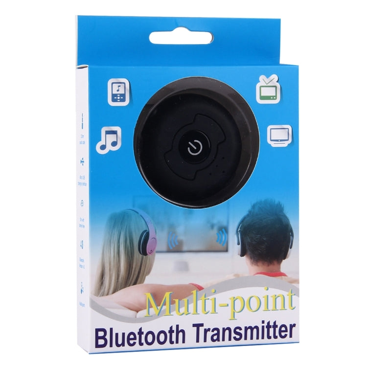 Transmissor de Áudio Bluetooth 4.0 Multi-ponto Portátil H366T para iPhone, Samsung, HTC, Sony, Google, Huawei, Xiaomi e outros Smartphones