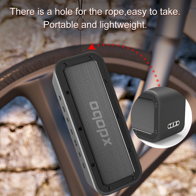 XDOBO Wake 1983 Coluna Bluetooth portátil impermeável IPX7 para exterior