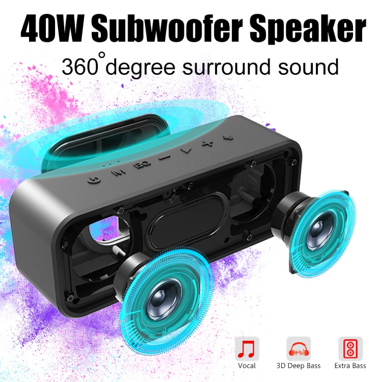 XDOBO Wake 1983 Coluna Bluetooth portátil impermeável IPX7 para exterior