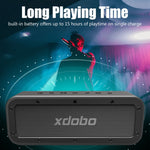 XDOBO Wake 1983 Coluna Bluetooth portátil impermeável IPX7 para exterior