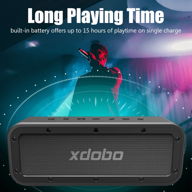 XDOBO Wake 1983 Coluna Bluetooth portátil impermeável IPX7 para exterior