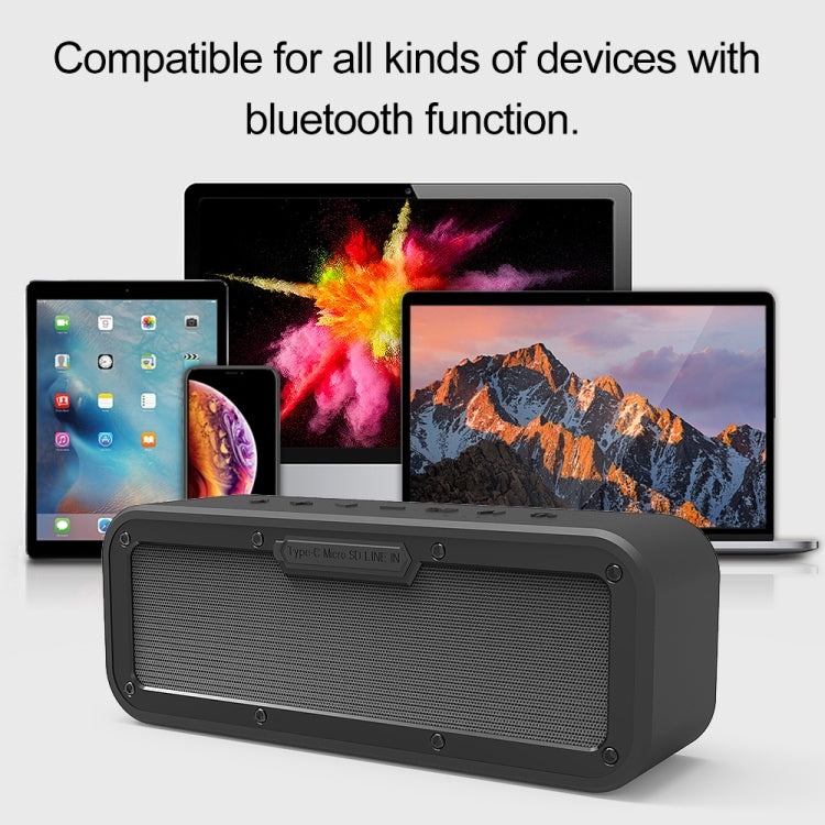 XDOBO Wake 1983 Coluna Bluetooth portátil impermeável IPX7 para exterior