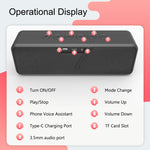 XDOBO X5 Altifalante Bluetooth Sem Fios Portátil Impermeável IPX6 Subwoofer para Exterior, X5