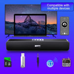 YINDIAO A36 Bluetooth 5.0 Smart Subwoofer Computer Wireless Bluetooth Speaker, Bluetooth Upgrade Version, Bluetooth Upgrade Version(Black)