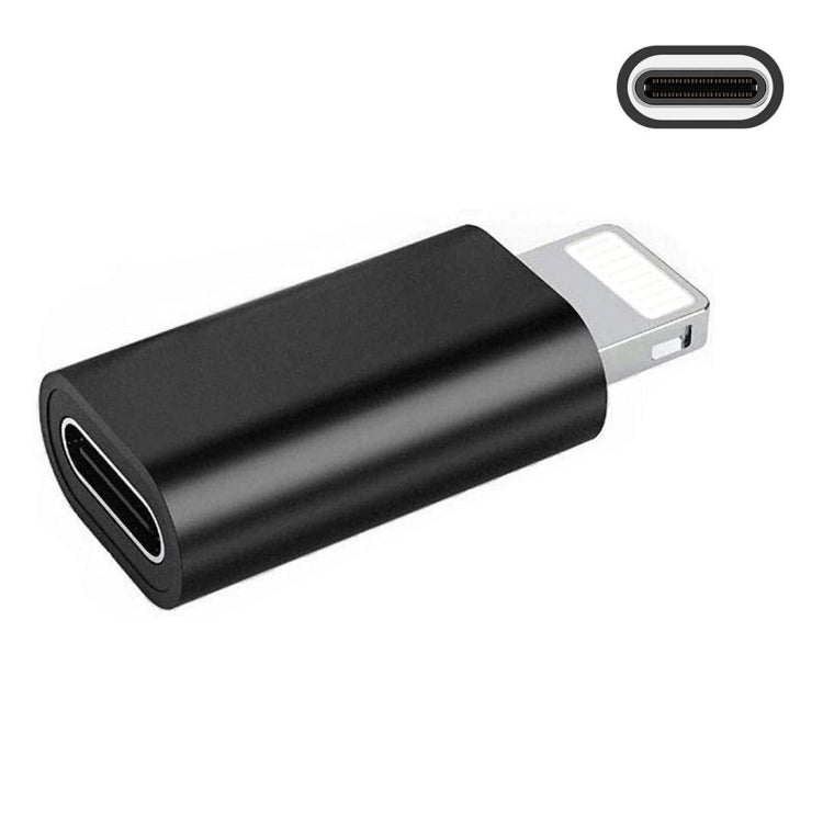 ENKAY Hat-Prince HC-6 Mini Adaptador Conversor ABS USB-C / Tipo-C 3.1 para Porta 8 Pinos (Branco), Preto, Tipo-C para 8 Pinos