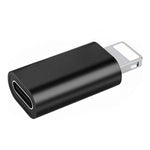 ENKAY Hat-Prince HC-6 Mini Adaptador Conversor ABS USB-C / Tipo-C 3.1 para Porta 8 Pinos (Branco), Preto, Tipo-C para 8 Pinos