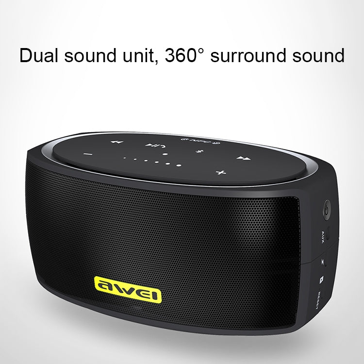 Coluna Bluetooth Sem Fios Portátil awei Y210 V4.2 com Graves Reforçados, Suporta NFC / Cartão TF / AUX, Y210