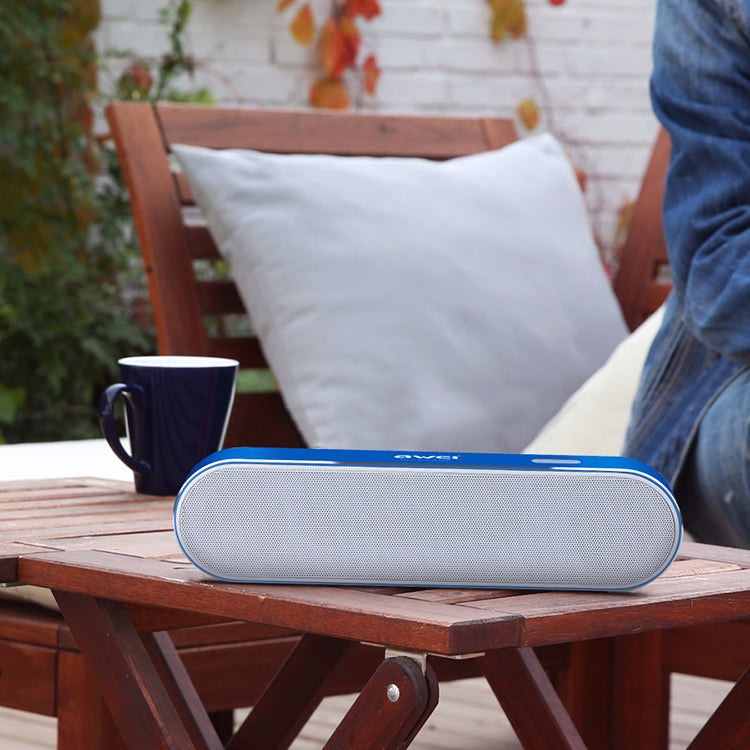 awei Y220 Coluna Bluetooth Sem Fios Portátil V4.2 com Som Estéreo 3D HD Claro e Cancelamento de Ruído, Suporte para Cartão TF / AUX, Y220