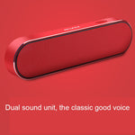 awei Y220 Coluna Bluetooth Sem Fios Portátil V4.2 com Som Estéreo 3D HD Claro e Cancelamento de Ruído, Suporte para Cartão TF / AUX, Y220