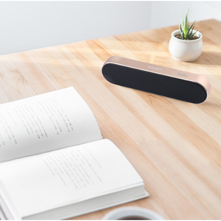 awei Y220 Coluna Bluetooth Sem Fios Portátil V4.2 com Som Estéreo 3D HD Claro e Cancelamento de Ruído, Suporte para Cartão TF / AUX, Y220