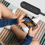 awei Y230 Coluna Bluetooth Sem Fios Portátil V4.2 com Som HD e Graves Reforçados, Microfone Integrado, Suporte NFC / Disco U / Cartão TF / AUX, Y230
