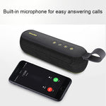awei Y230 Coluna Bluetooth Sem Fios Portátil V4.2 com Som HD e Graves Reforçados, Microfone Integrado, Suporte NFC / Disco U / Cartão TF / AUX, Y230
